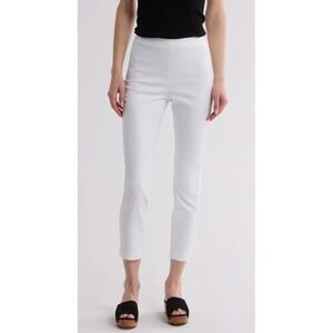 Rag & Bone Simone Slim Ankle Pants White Cropped Pants Stretch Casual‎ Size 10